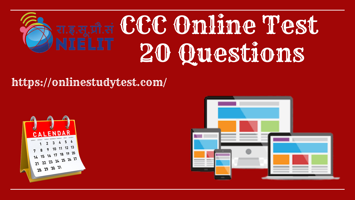 CCC Online Test 20 Questions